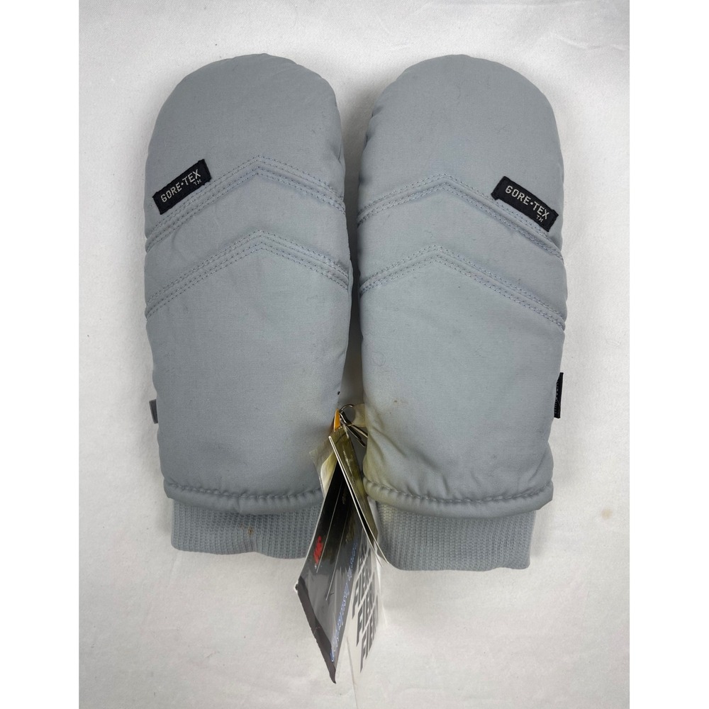 Fiero Gore-Tex Mittens‎ Women Medium Gray Insulated Waterproof Thinsulate New